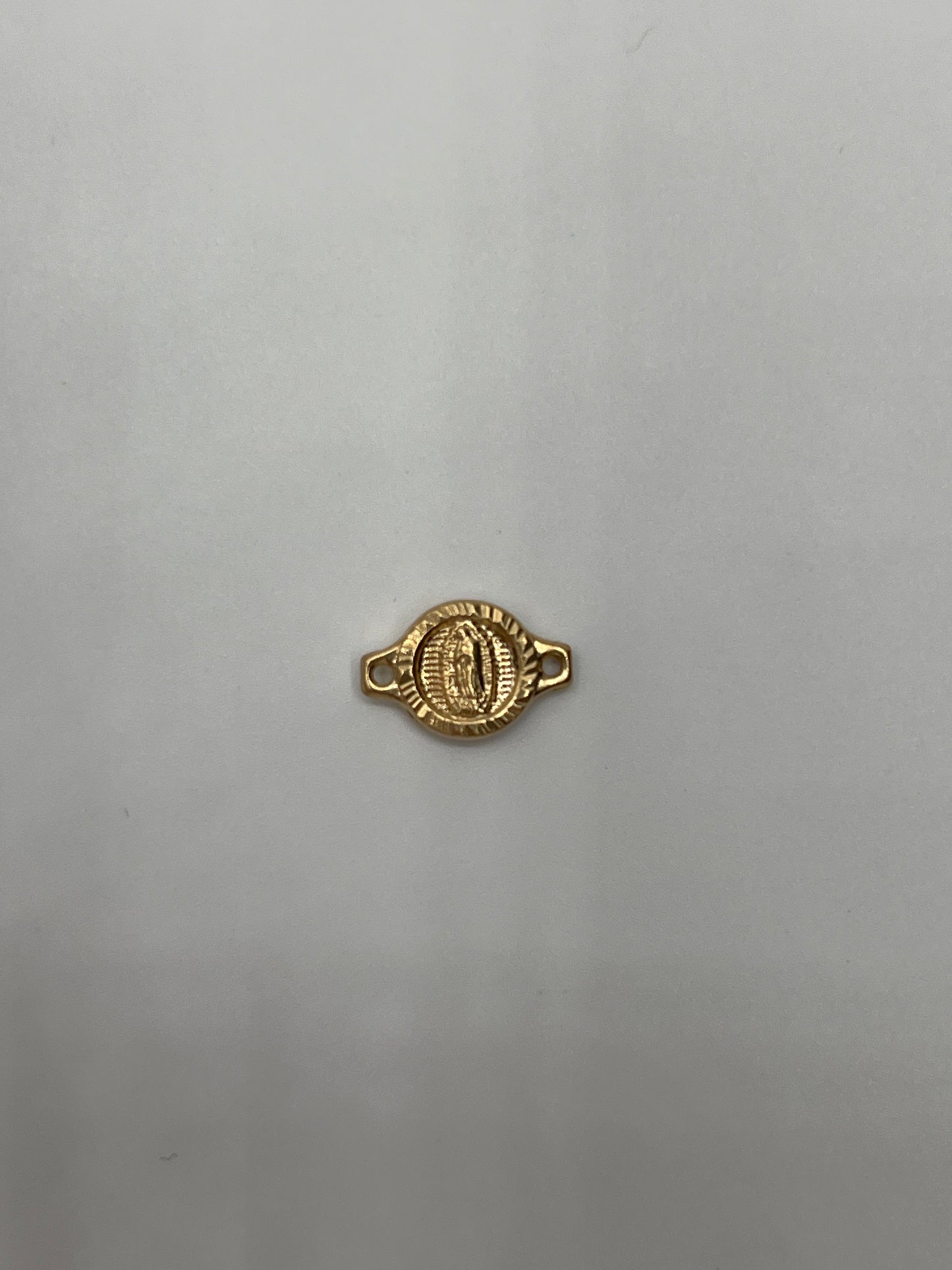 Herraje virgen Guadalupe Oro amarillo 18k 0,67 Gr / 0,9 Cm