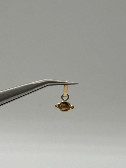 Dije planeta Saturno  Oro amarillo 18k 0,24 Gr / 7,95 mm / 0,8 Cm