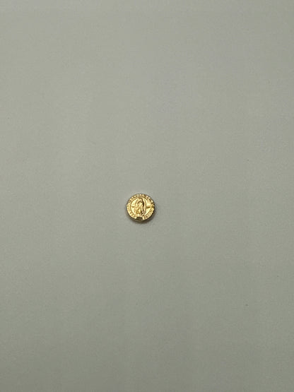 Herraje Virgen Guadalupe Oro amarillo 18k 0,21 Gr / 0,8 Cm