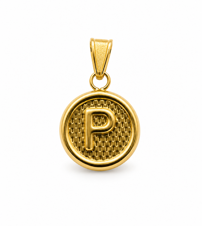 Dije Letra P Oro amarillo 18k 0,52 Gr / 10 mm / 1 Cm