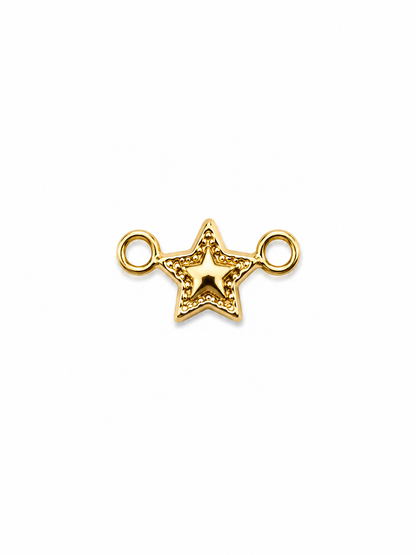Herraje Estrella Oro amarillo 18k 0,17 Gr / 0,6 Cm
