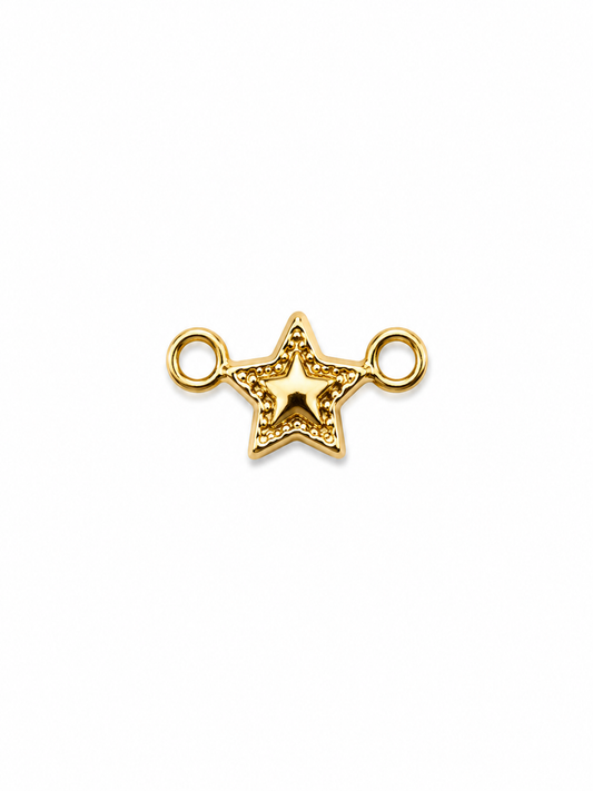 Herraje Estrella Oro amarillo 18k 0,17 Gr / 0,6 Cm