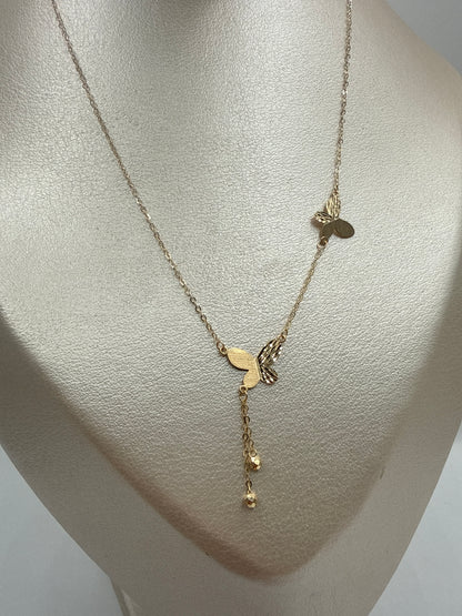 Cadena It Especial Rolon Mariposas Oro amarillo 18k +4 / 1,12 Gr / 8,6 mm / 45 Cm