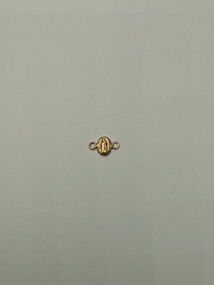 Herraje Virgen Guadalupe Oro amarillo 18k 0,20 Gr / 0,7 Cm