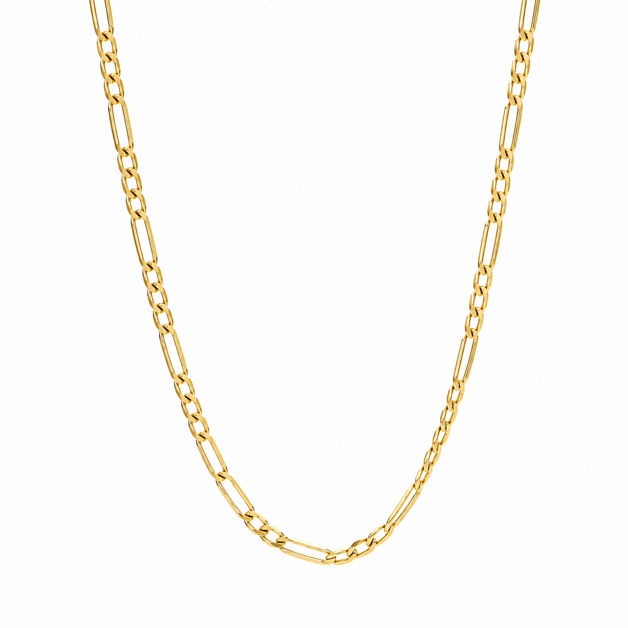 Cadena It Figaro Oro amarillo 18k 2,43 Gr / 1,83 mm / 50 Cm