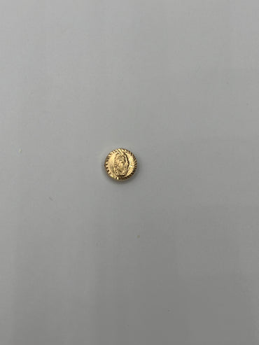 Herraje Virgen Guadalupe Oro amarillo 18k 0,34 Gr / 0,8 Cm