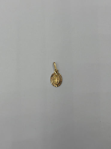 Dije Virgen Milagrosa Oro amarillo 18k 0,45 Gr / 7 mm / 1,1 Cm