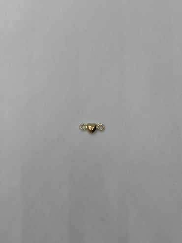 Herraje Corazon Liso Oro amarillo 18k 0,15 Gr / 0,5 Cm