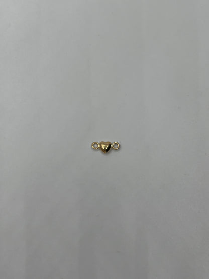 Herraje Corazon Liso Oro amarillo 18k 0,15 Gr / 0,5 Cm