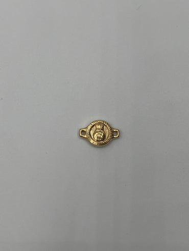 Herraje bolsa dinero Oro amarillo 18k 0,66 Gr / 0,9 Cm
