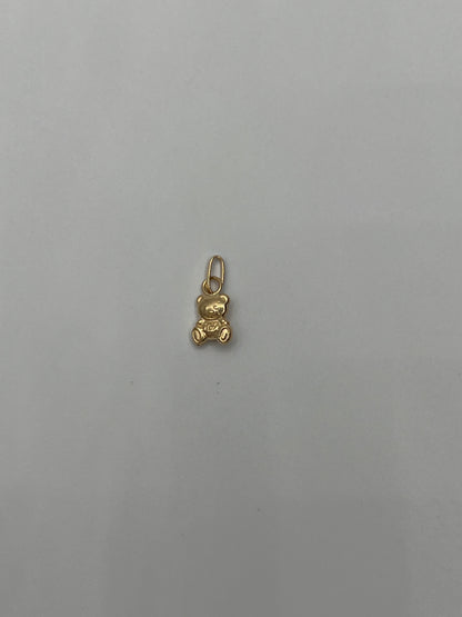 Dije oso Oro amarillo 18k 0,28 Gr / 5 mm / 0,9 Cm