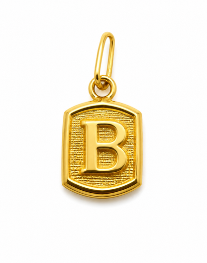 Dije Letra B Oro amarillo 18k 0,29 Gr / 6,65 mm / 0,7 Cm