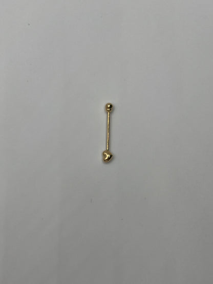 Piercing Ombligo Corazon / 0.39 Gr