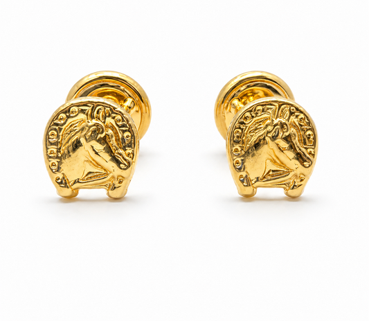 Topos Caballo Oro amarillo 18k 0,68 Gr / 6 mm