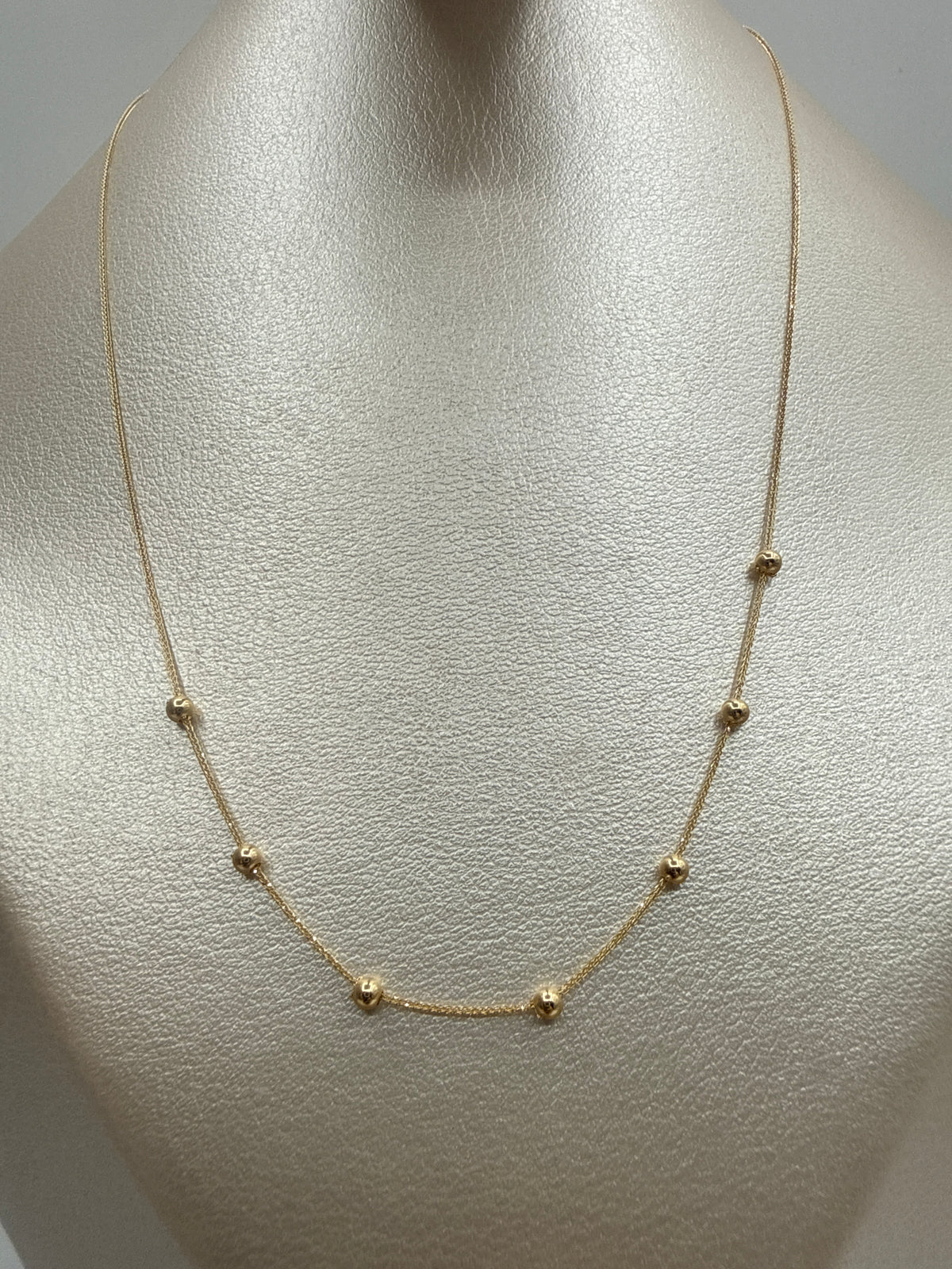 Cadena It Especial Franco Bola Oro amarillo 18k +4 / 0,70 Gr / 2,5 mm / 45 Cm