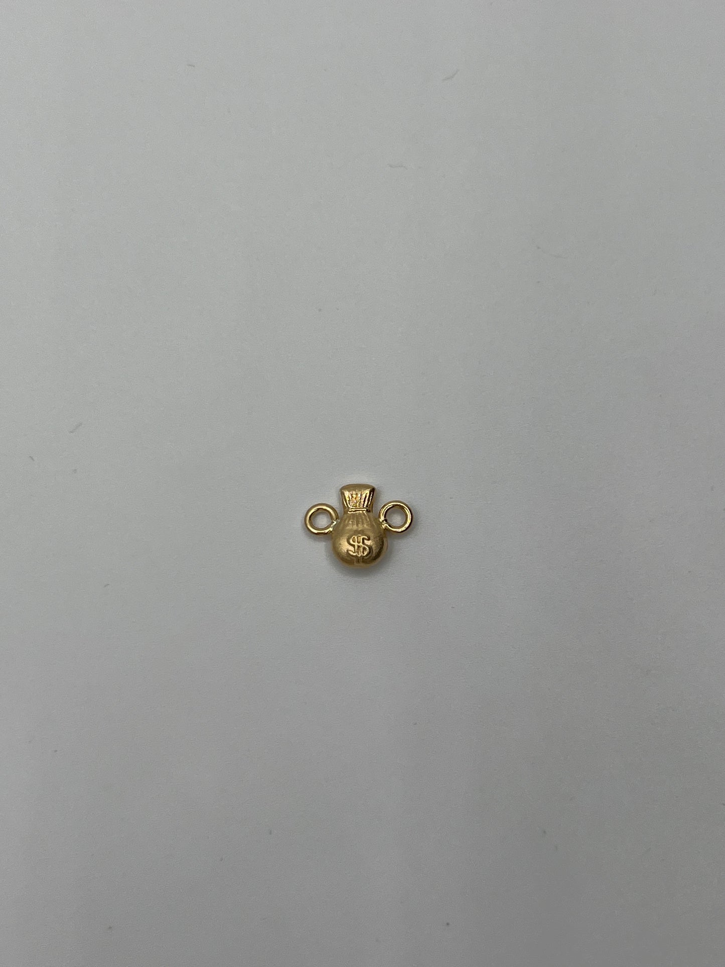 Herraje bolsa dinero Oro amarillo 18k 0,27 Gr / 0,8 Cm