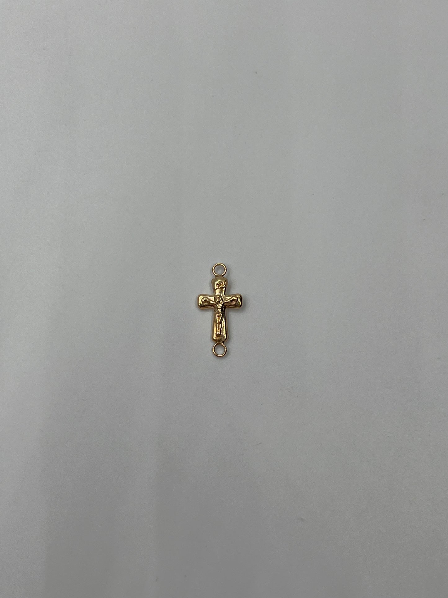 Herraje Cruz Cristo Oro amarillo 18k 0,33 Gr / 1,2 Cm