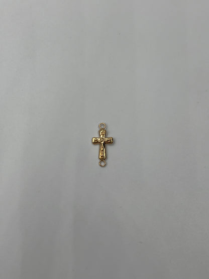 Herraje Cruz Cristo Oro amarillo 18k 0,33 Gr / 1,2 Cm