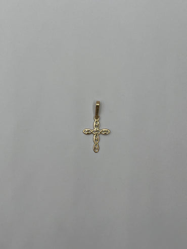 Dije Cruz GC Oro amarillo 18k 0,37 Gr / 11 mm / 1,6 Cm