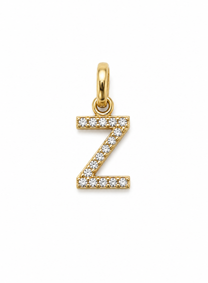Dije Letra Z Oro amarillo 18k 0,47 Gr / 5,40 mm / 1 Cm