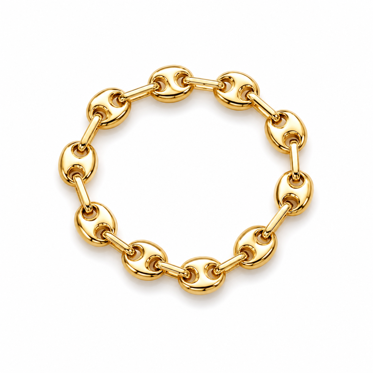 Anillo GC Oro amarillo 18k / Talla 7 1/4 / 0,72 Gr / 3,20 mm