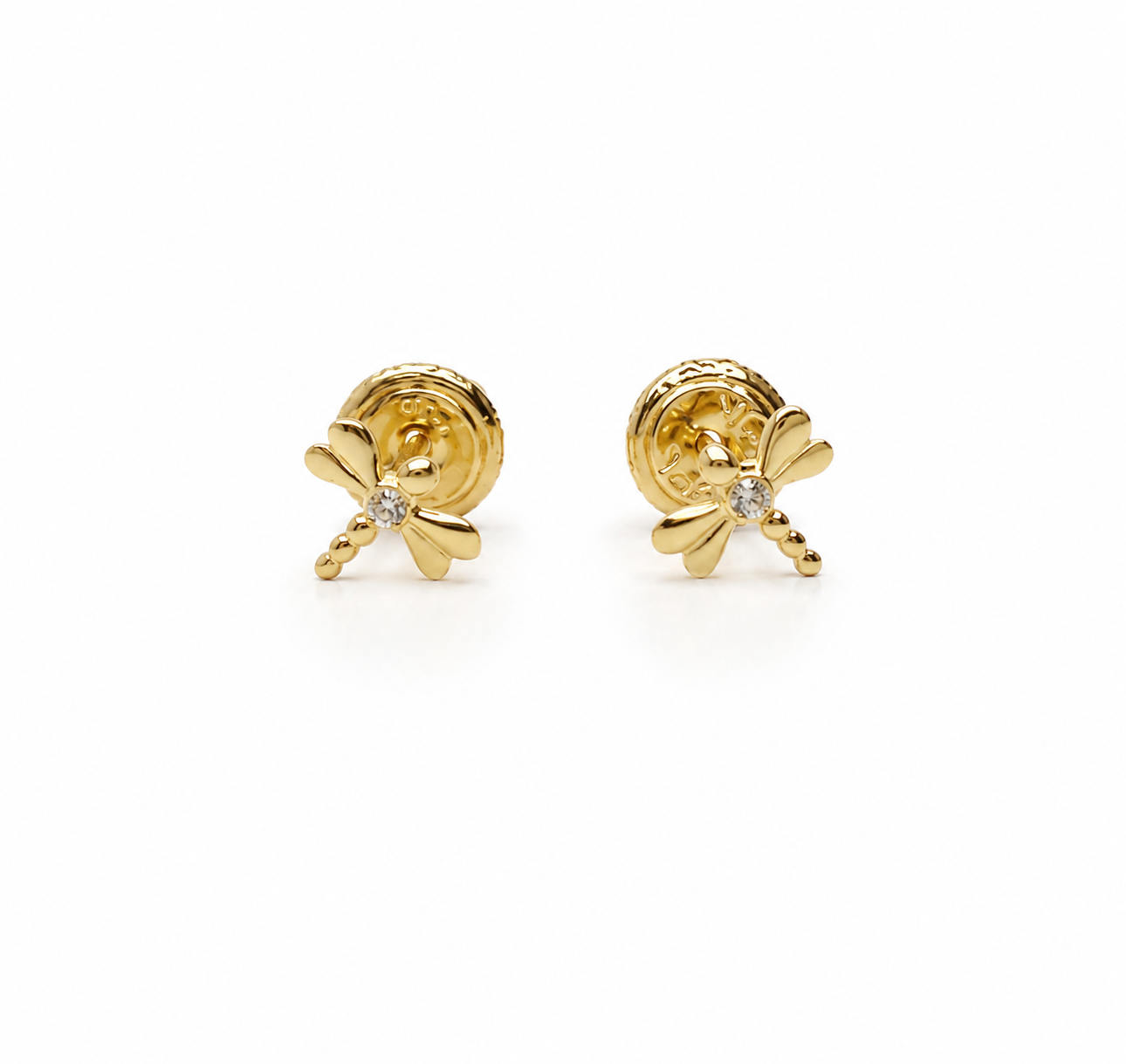 Topos Libelula Oro amarillo 18k 0,62 Gr / 6 mm