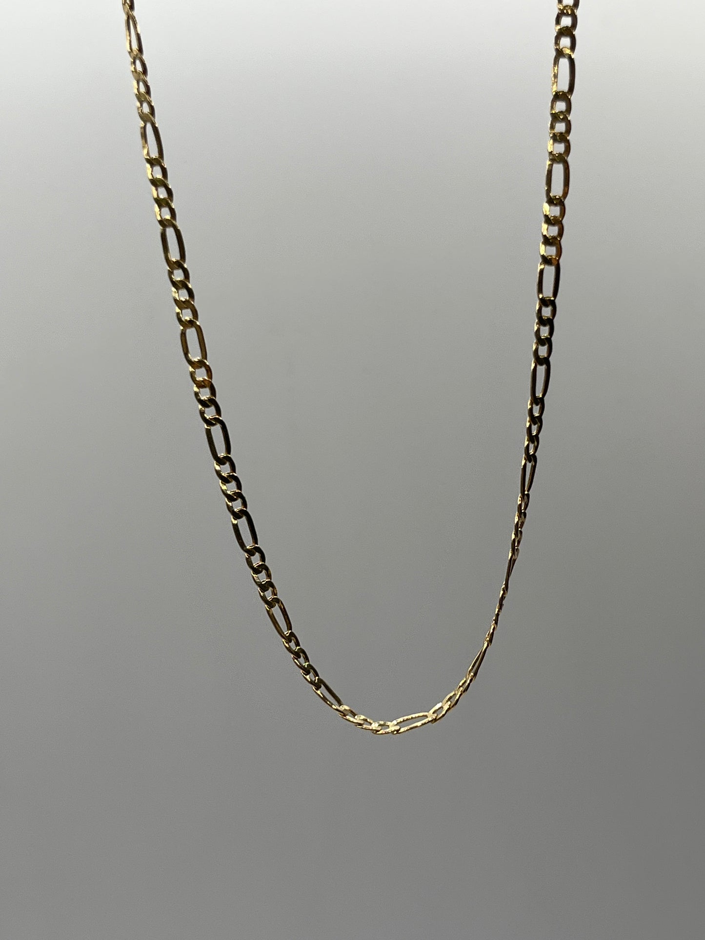Cadena It Figaro Oro amarillo 18k +2 / 4,38 Gr / 3 mm / 45 Cm