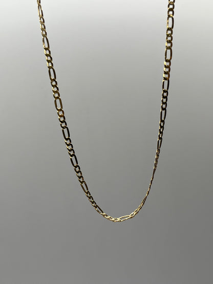 Cadena It Figaro Oro amarillo 18k +2 / 4,38 Gr / 3 mm / 45 Cm