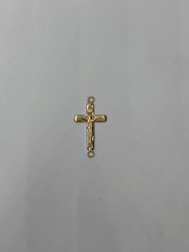 Herraje Cruz Cristo Oro amarillo 18k 0,56 Gr / 2 Cm