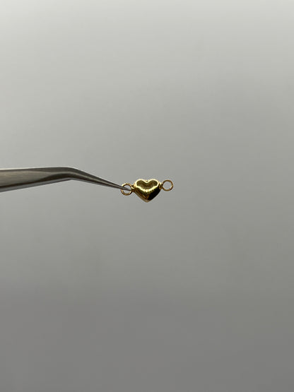 Herraje corazon Oro amarillo 18k 0,14 Gr / 5 Cm