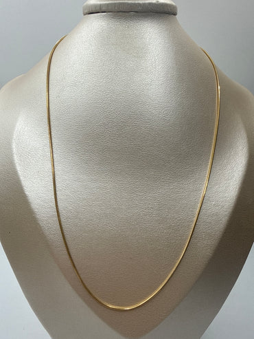 Cadena It Cola Raton Oro amarillo 18k 4,13 Gr / 1,20 mm / 50 Cm