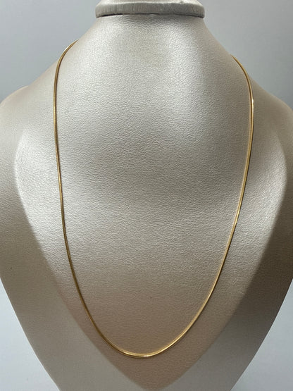 Cadena It Cola Raton Oro amarillo 18k 4,13 Gr / 1,20 mm / 50 Cm