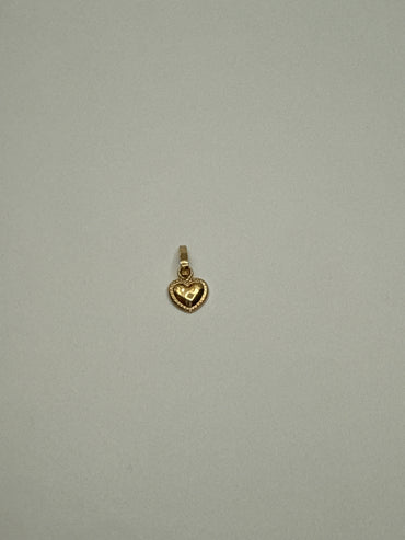 Dije corazon Oro amarillo 18k 0,36 Gr / 8,10 mm / 1 Cm