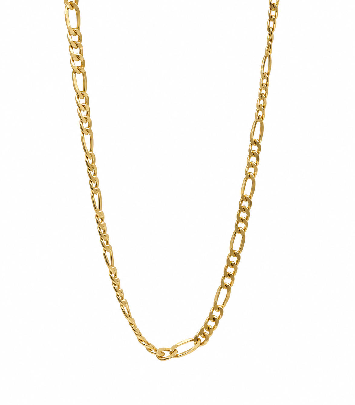 Cadena It Figaro Oro amarillo 18k 7,38 Gr / 3,4 mm / 70 Cm