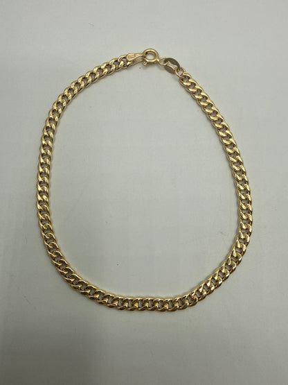 Pulso It Cubano Oro amarillo 18k 1,39 Gr / 3,40 mm / 19 Cm