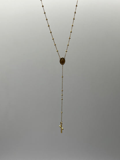 Rosario It Virgen Milagrosa Oro amarillo 18k +3 / 2,76 Gr / 2 mm / 50 Cm