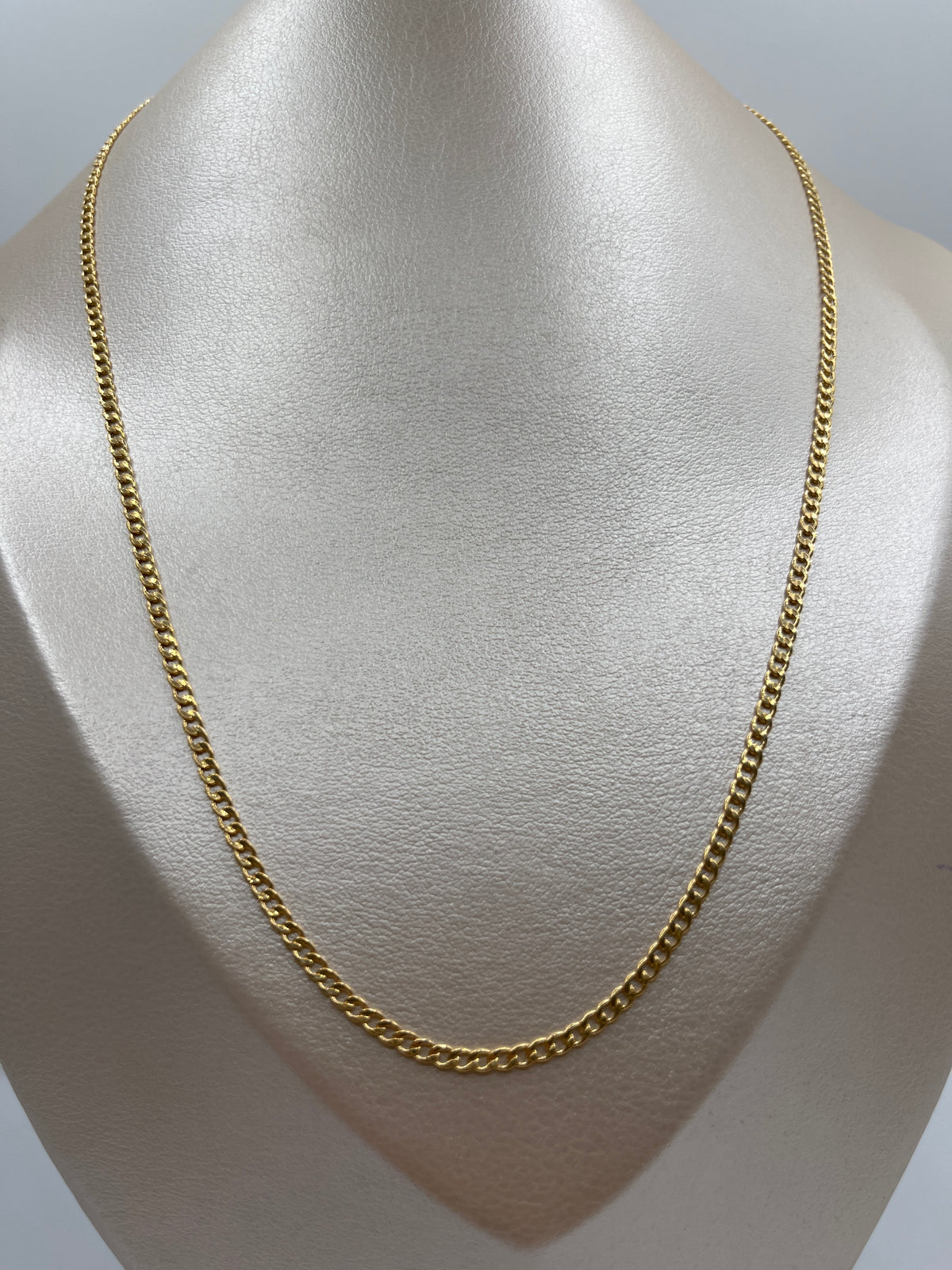 Cadena It Mini Cubana Oro amarillo 18k +2 / 2,57 Gr / 2,5 mm / 50 Cm