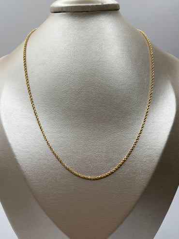 Cadena It Lazo Oro amarillo 18k +3 / 1,51 Gr / 1,20 mm / 45 Cm