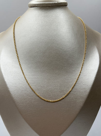 Cadena It Lazo Oro amarillo 18k +3 / 1,51 Gr / 1,20 mm / 45 Cm