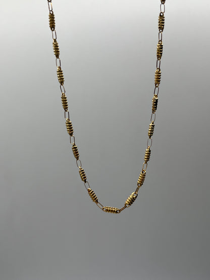 Cadena Rustica Oro amarillo 18k 6,24 Gr / 3,7 mm / 60 Cm