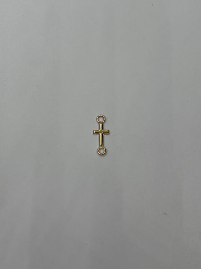 Herraje Cruz Lisa Oro amarillo 18k 0,17 Gr / 0,9 Cm