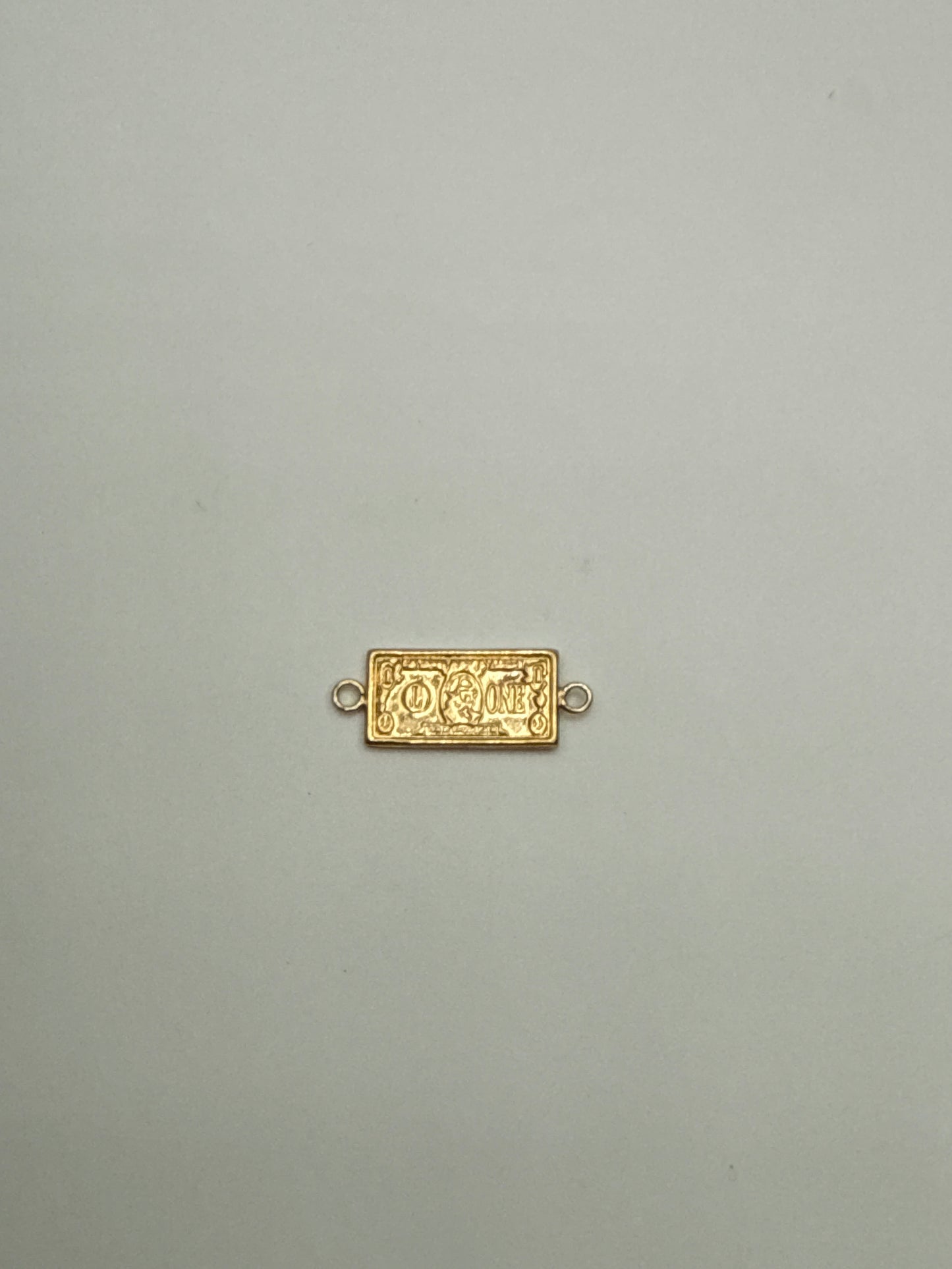 Herraje dolar Oro amarillo 18k 0,82 Gr / 0,86 Cm