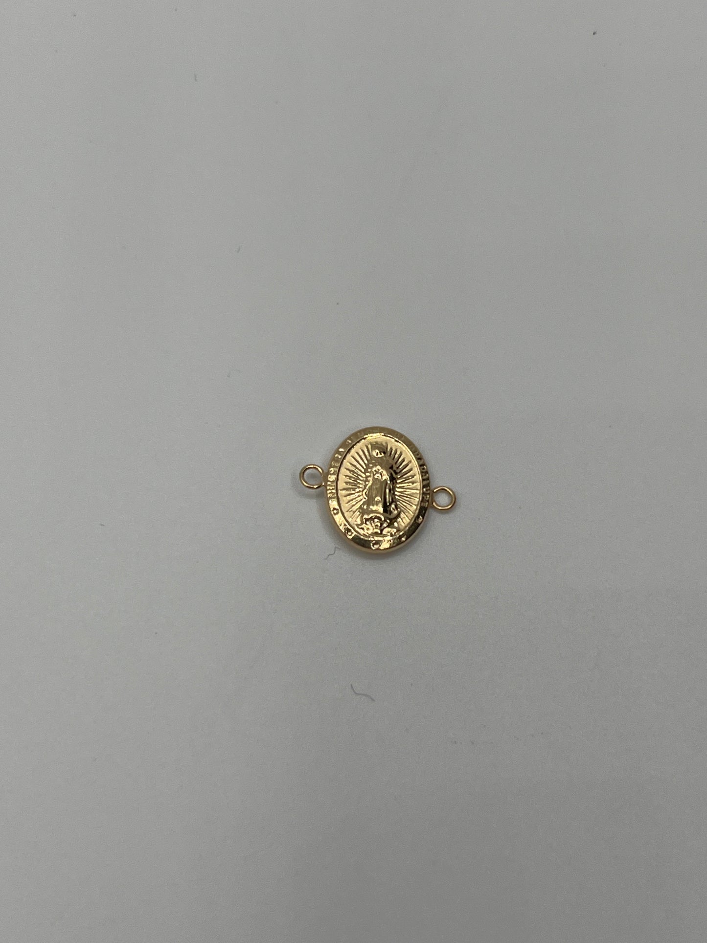 Herraje Virgen Guadalupe Oro amarillo 18k 0,49 Gr / 1,2 Cm