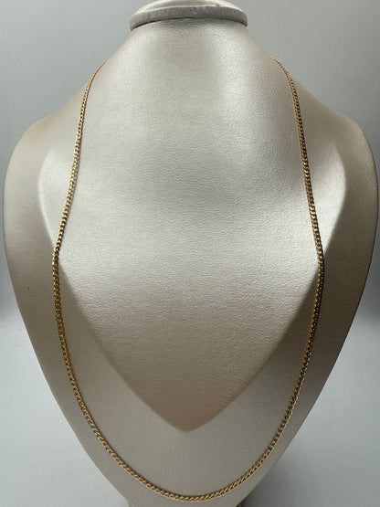 Cadena It Cubana Oro amarillo 18k 4 Gr / 2,40 mm / 60 Cm