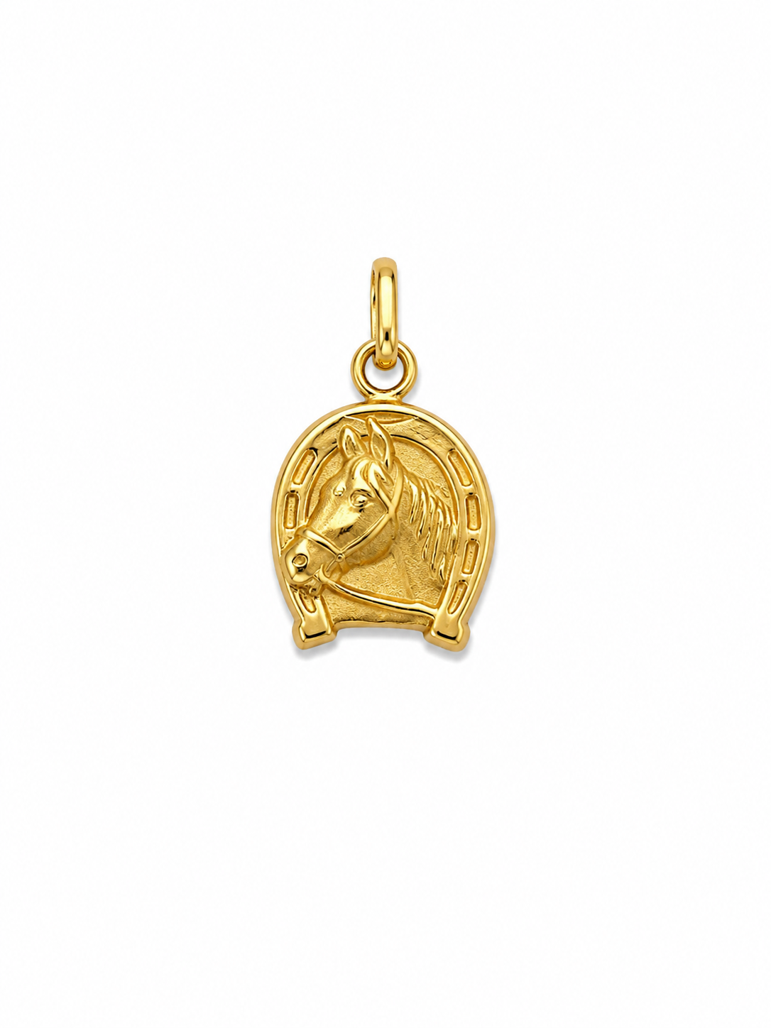 Dije caballo Oro amarillo 18k 0,53 Gr / 9 mm / 1,1 Cm