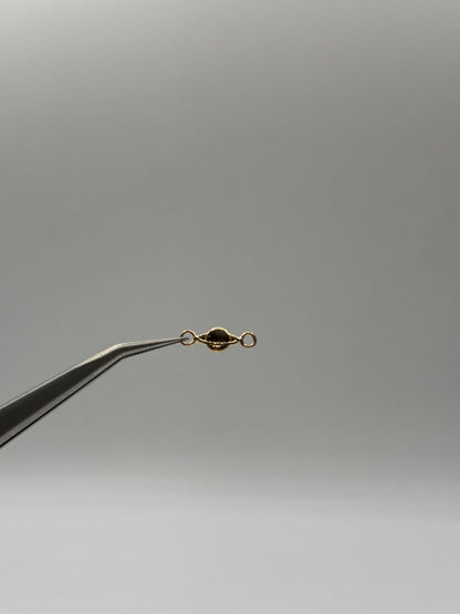 Herraje planeta Saturno Oro amarillo 18k 0,17 Gr / 1,4 Cm