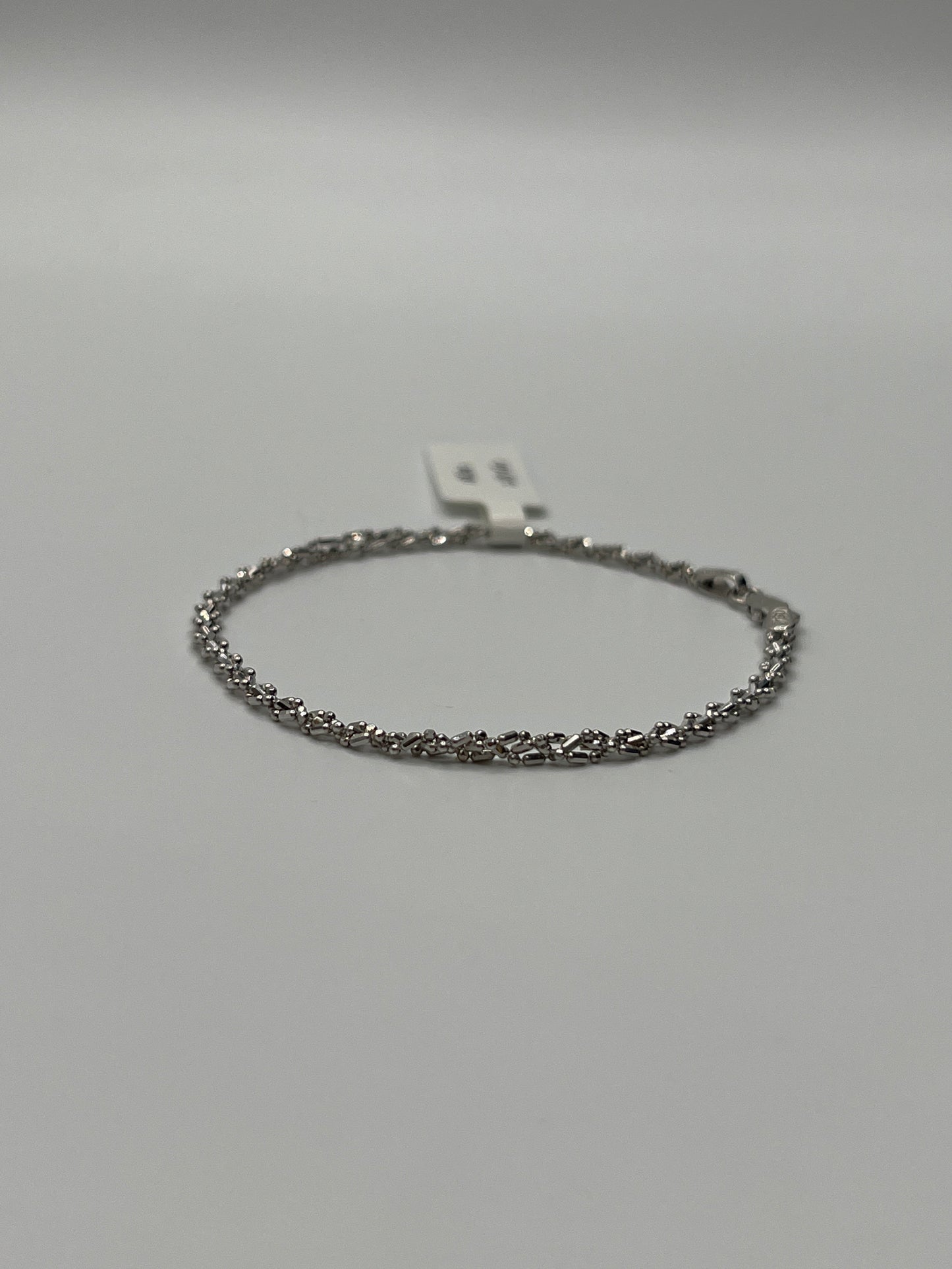 Pulso It Especial Oro blanco 18k +3 / 2,87 Gr / 3 mm / 18 Cm