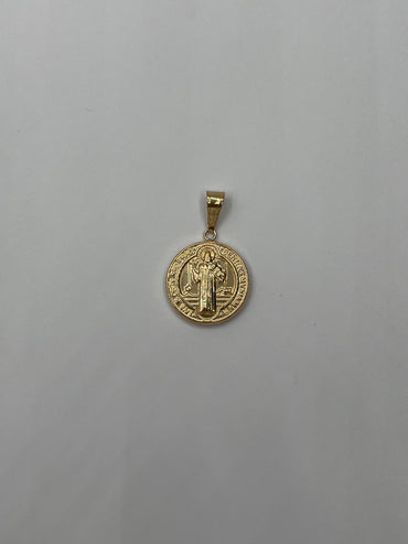 Dije San Benito Oro amarillo 18k 1,08 Gr / 16 mm / 1,6 Cm