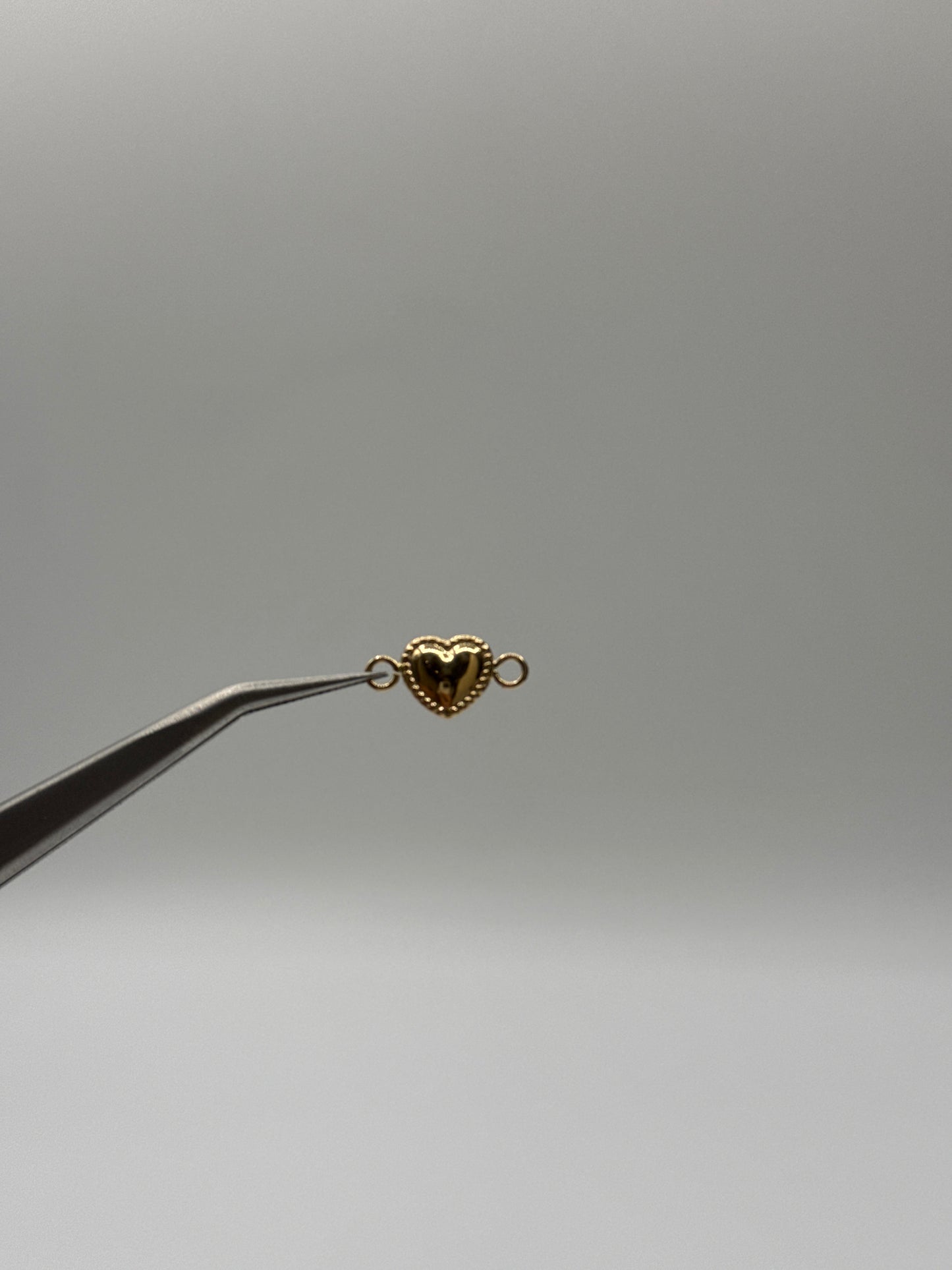 Herraje corazon Oro amarillo 18k 0,29 Gr / 1,3 Cm