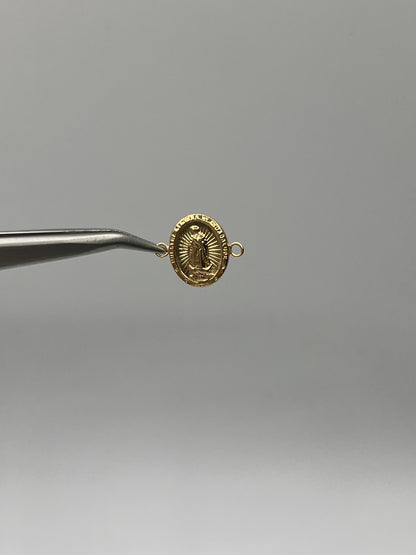 Herraje Virgen Guadalupe Oro amarillo 18k 0,49 Gr / 1,2 Cm